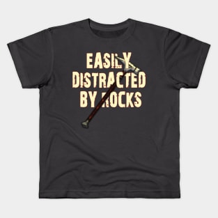 Easily distracted by rocks Kids T-Shirt